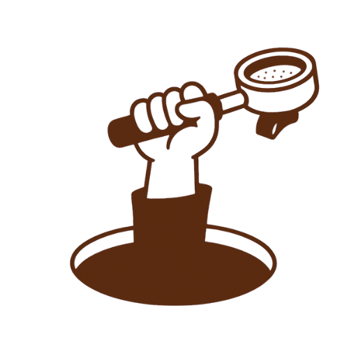 Groundwork coffee hand logo